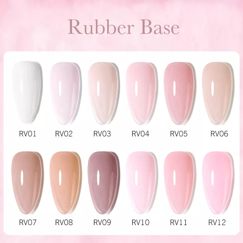 Vernis à Ongles Gel Base Caoutchouc Camouflage Français