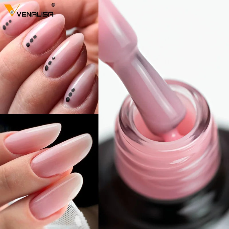 Vernis à Ongles Gel Base Caoutchouc Camouflage Français