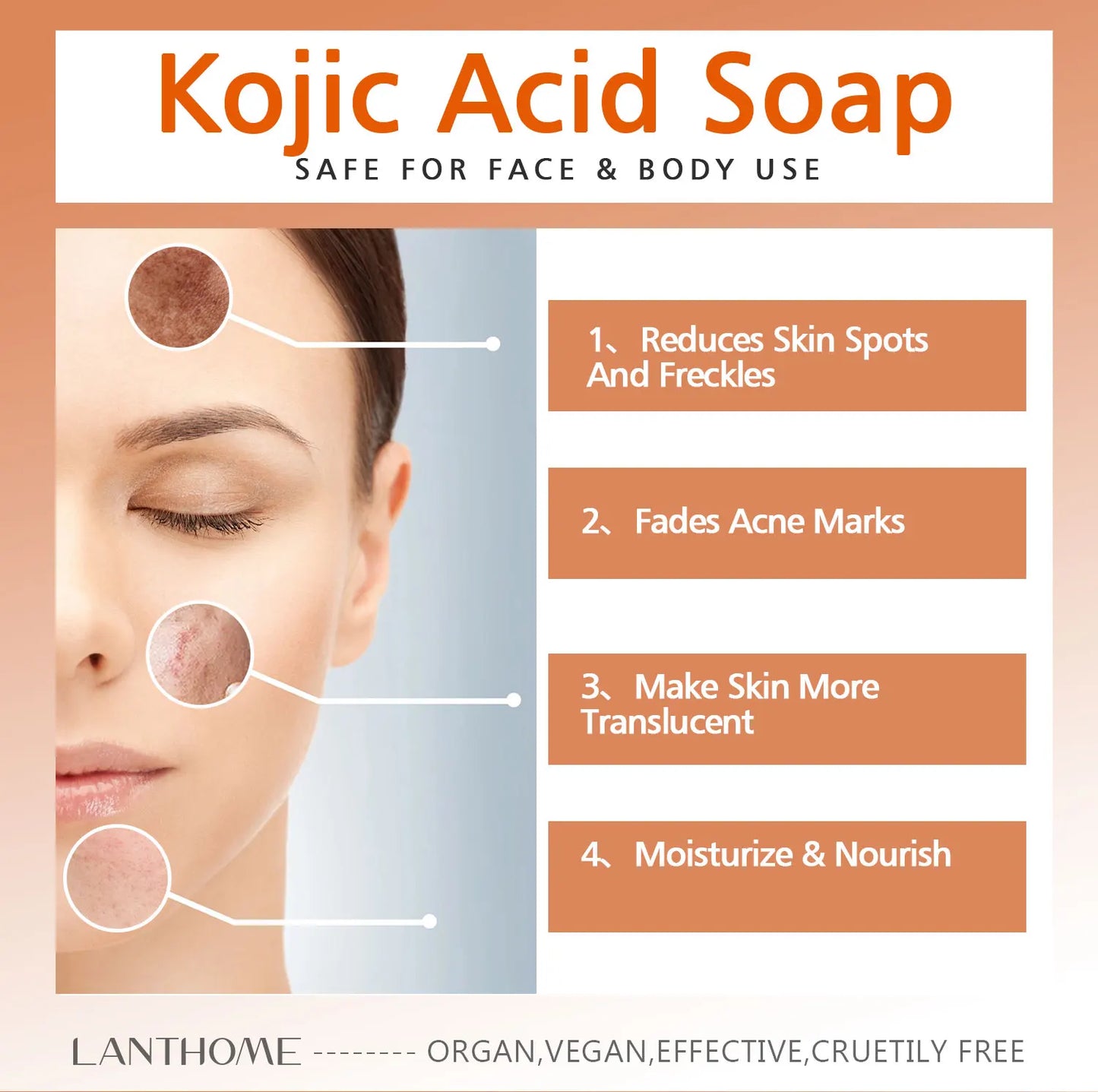 Savon Kojic anti-taches Lanthome