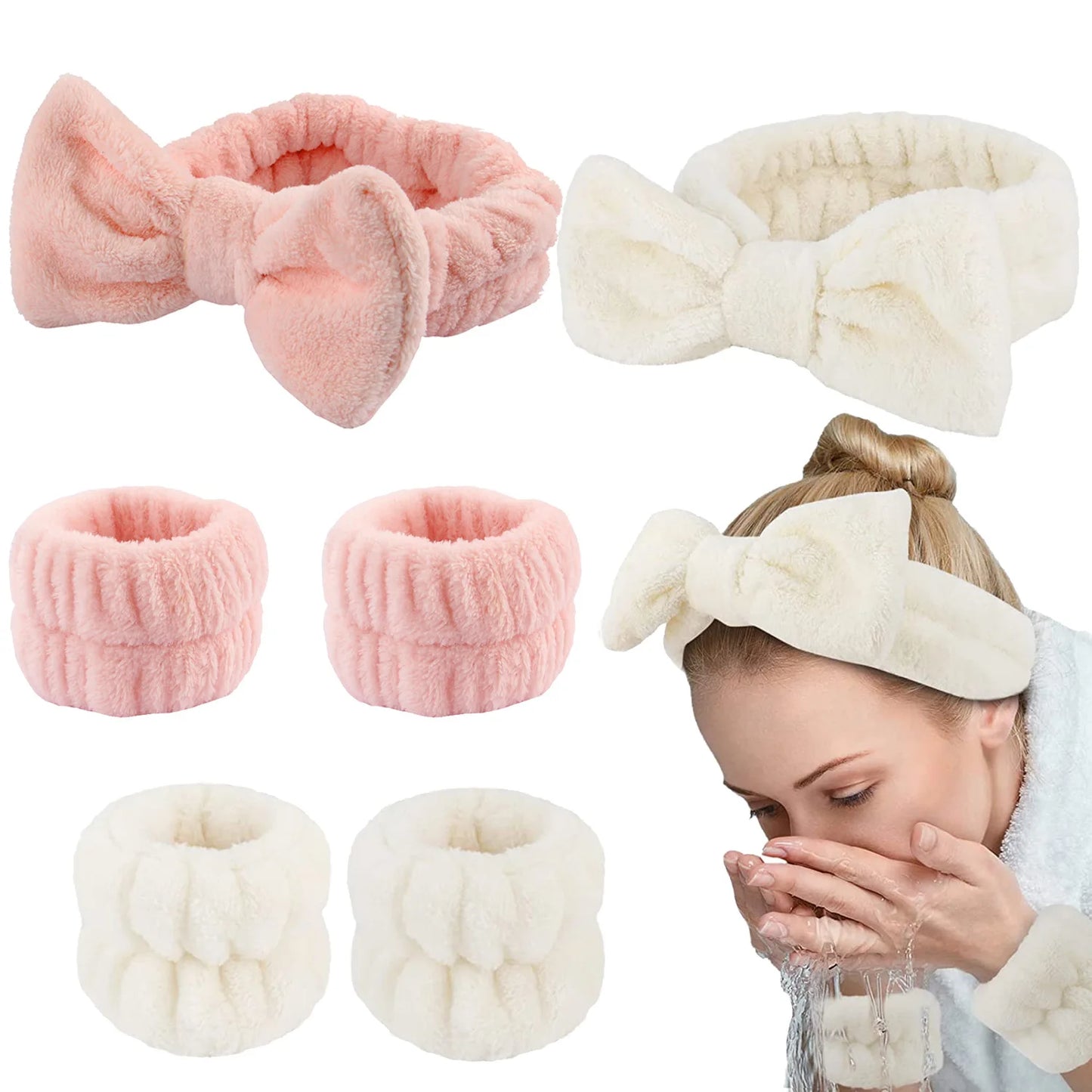 Women's Spa & Yoga Facial Mask Headbands