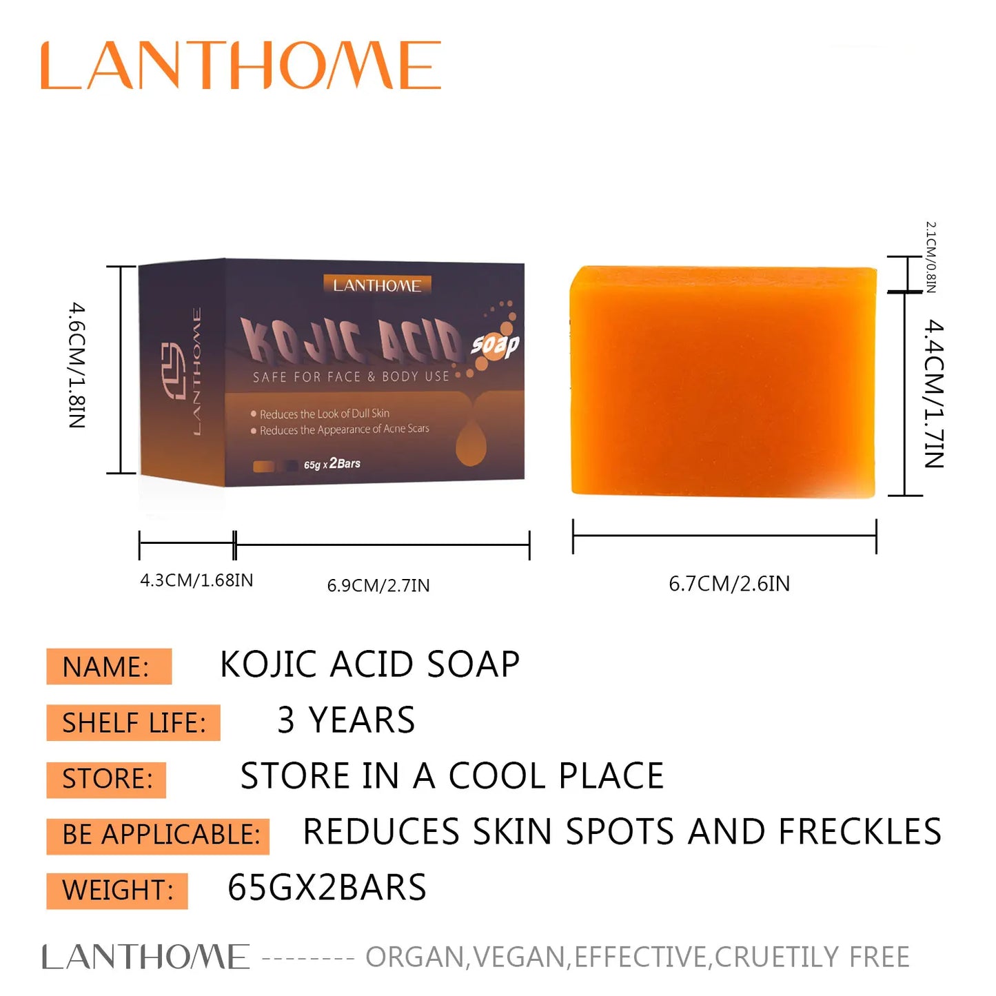 Savon Kojic anti-taches Lanthome