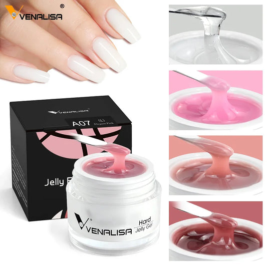 VENALISA 50ml Jelly Gel - Nude Pink Camouflage Nail Art