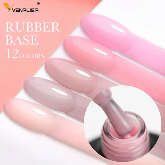 Nail Gel Varnish Rubber Base French Camouflage