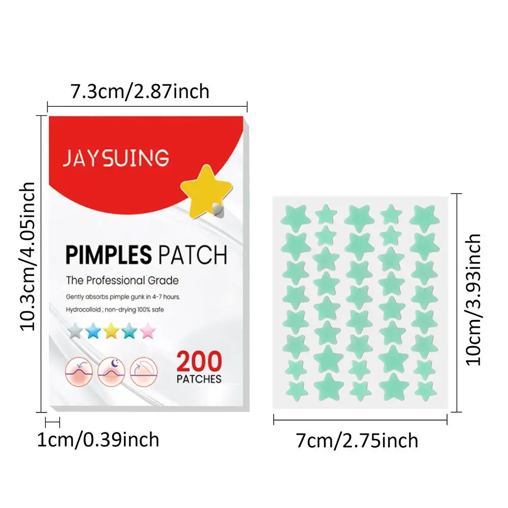 start shaped pimple patches