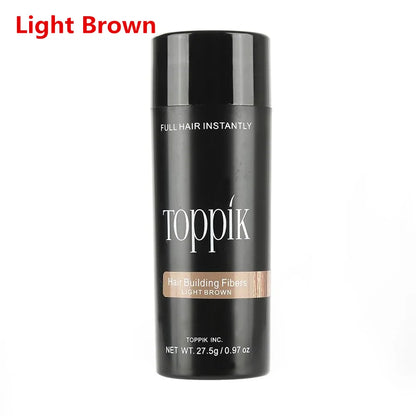 light brown toppik hair fibers spray