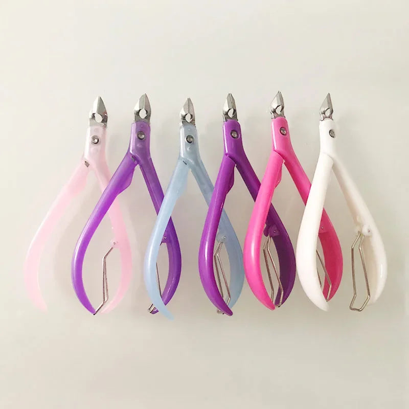 ABS Handle Toenail Ingrown Nail Art Cuticle Nipper Clipper Edge Cutter Manicure Scissor Plier Tool Pedicure Dead Skin Remover