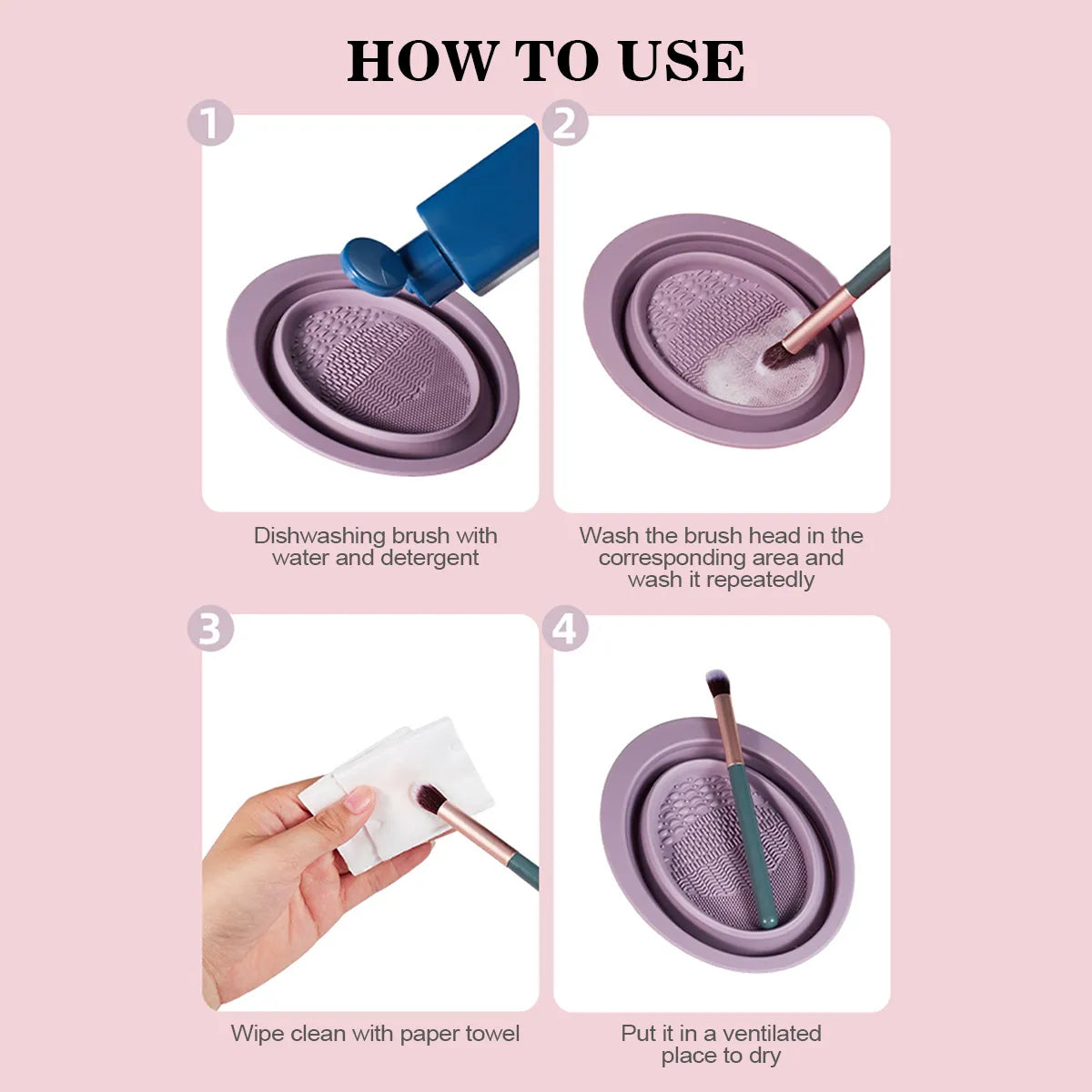 Brush Cleaner Silicone