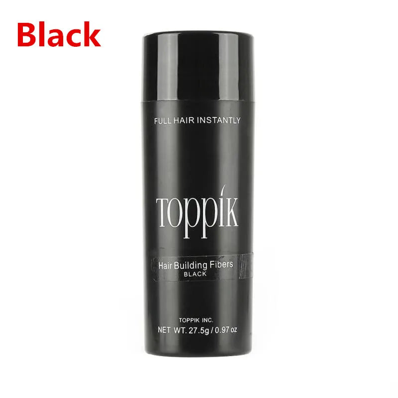 black toppik hair fibers spray