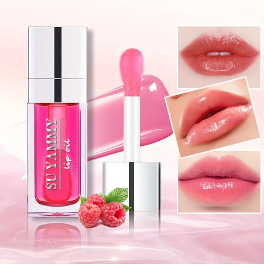 Hydrating Lip Glow Oil, Plumping Lip Gloss, Moisturizing Lip Oil Gloss, Transparent Moisturizing Lip Balm, Natural Lip Plumper