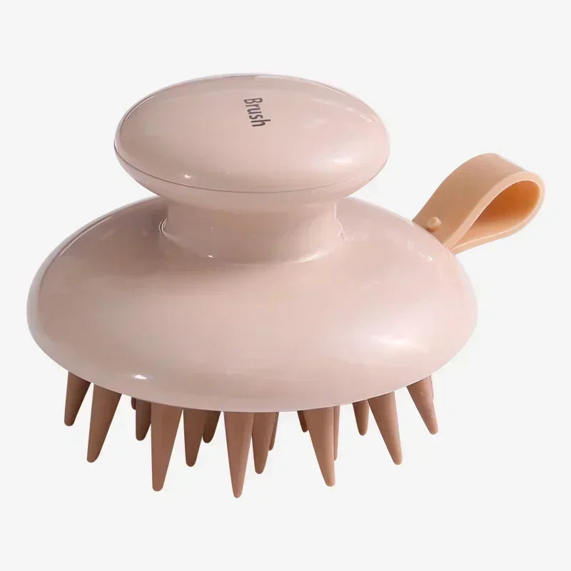 Silicone Shampoo Head Scalp Massage Brush Silicone Body Brush Hair Washing Comb Bath SPA Shower Massage Hair Brush