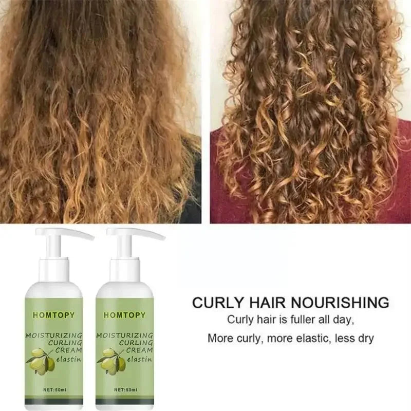 volumizing curly hair