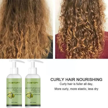 volumizing curly hair