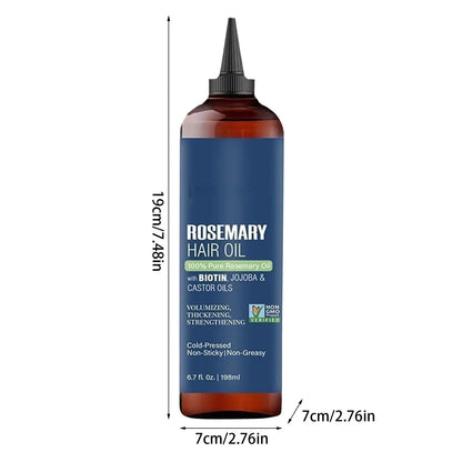 Rosemary Oil for Hair Growth – Biotin-Infused Hair Strengthening & Nourishing Treatment