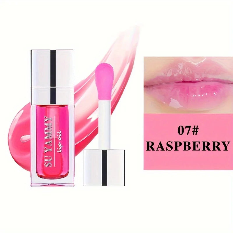 Hydrating Lip Glow Oil, Plumping Lip Gloss, Moisturizing Lip Oil Gloss, Transparent Moisturizing Lip Balm, Natural Lip Plumper