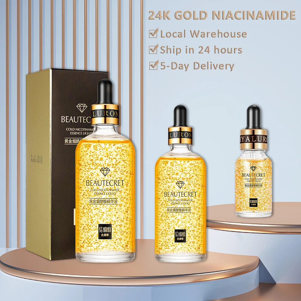 24K Gold Face Anti Aging Niacinamide Serum