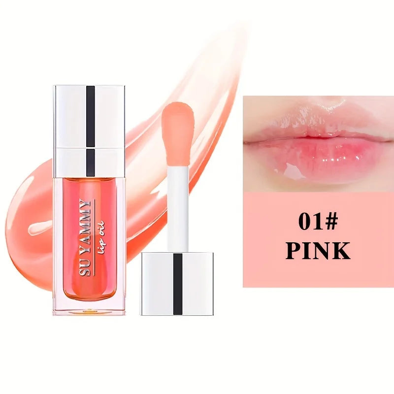 Hydrating Lip Glow Oil, Plumping Lip Gloss, Moisturizing Lip Oil Gloss, Transparent Moisturizing Lip Balm, Natural Lip Plumper