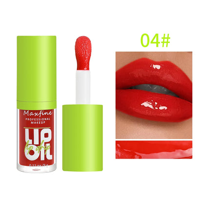 6-tone moisturizing lip gloss luminous oil lip gloss, moisturizing transparent liquid lip gloss, natural lip enhancer, make lips