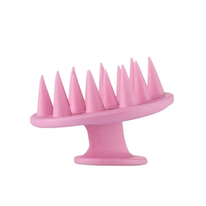 Silicone Shampoo Head Scalp Massage Brush Silicone Body Brush Hair Washing Comb Bath SPA Shower Massage Hair Brush