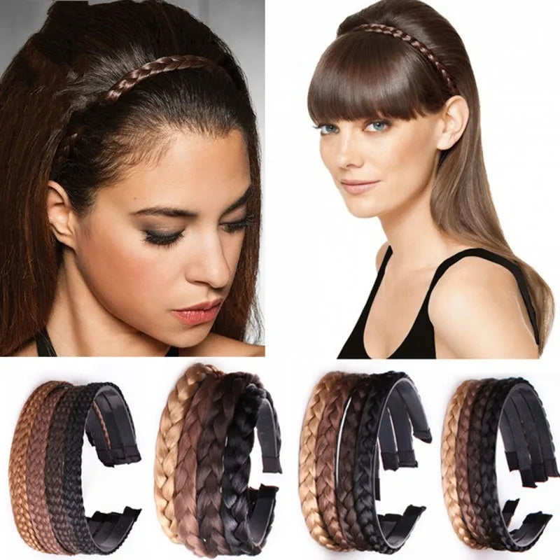 Synthetic Wig Twist Braided Hair Bands