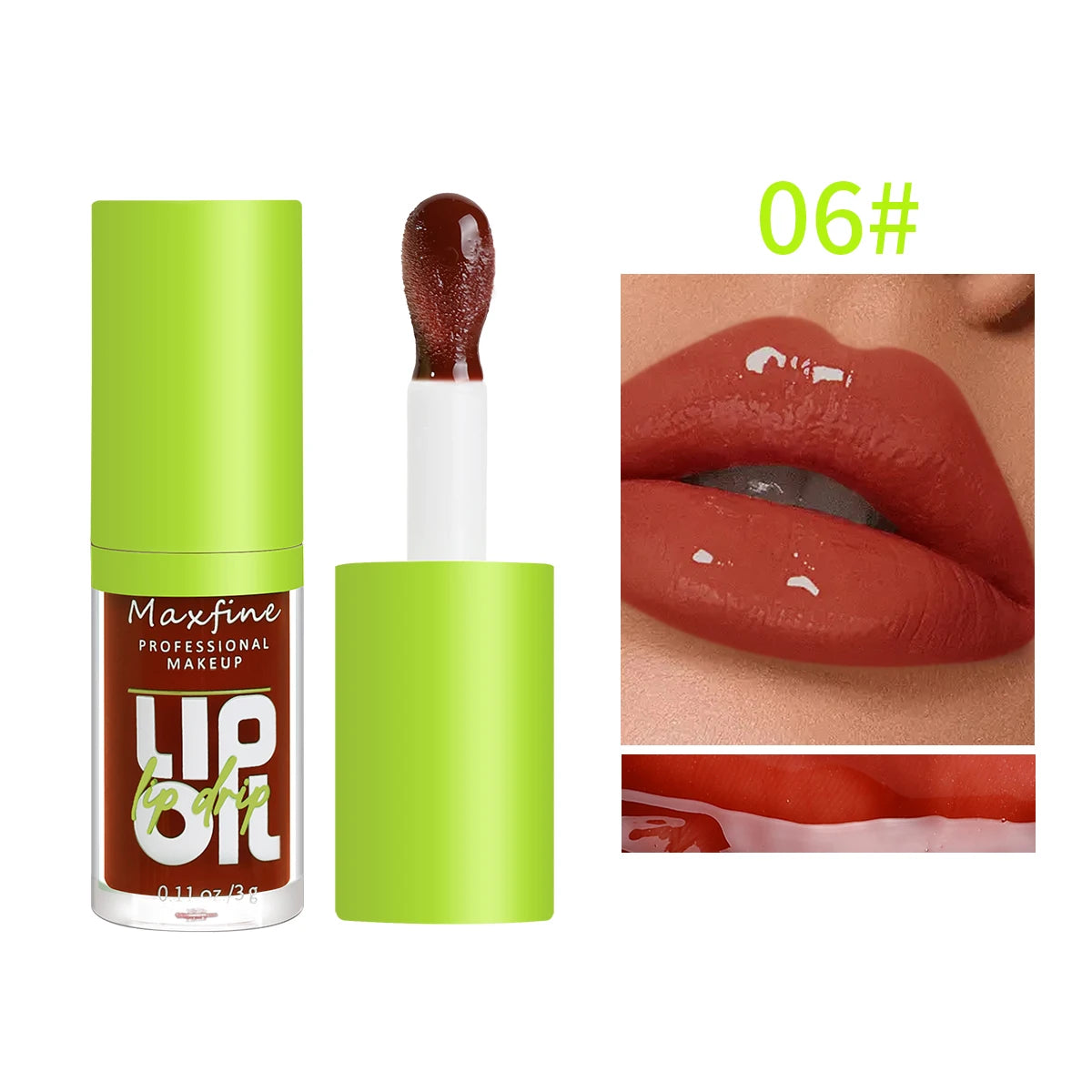 6-tone moisturizing lip gloss luminous oil lip gloss, moisturizing transparent liquid lip gloss, natural lip enhancer, make lips