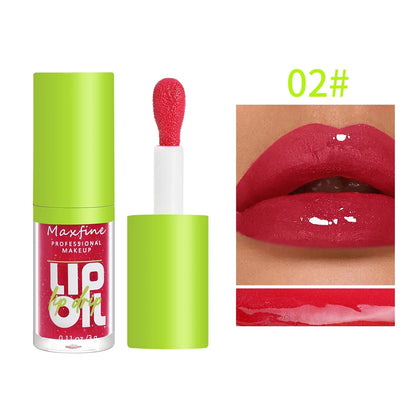 6-tone moisturizing lip gloss luminous oil lip gloss, moisturizing transparent liquid lip gloss, natural lip enhancer, make lips