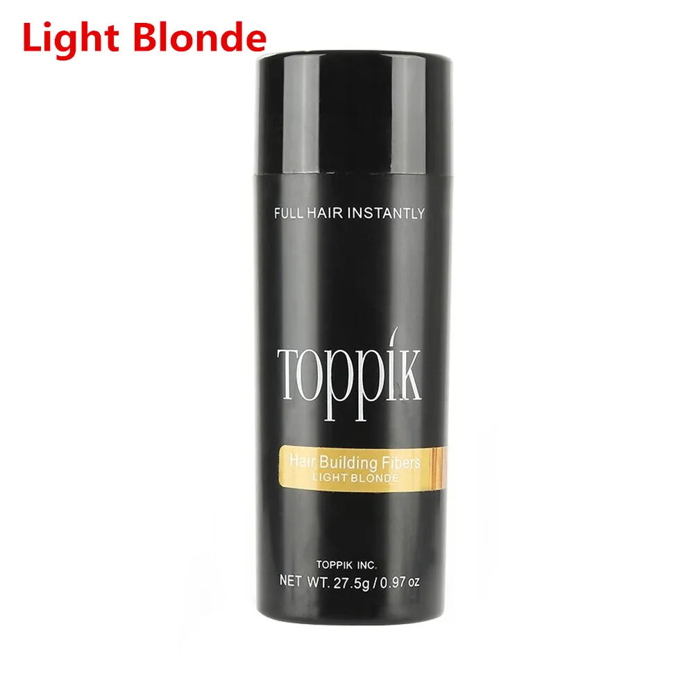 light blonde toppik hair fibers spray