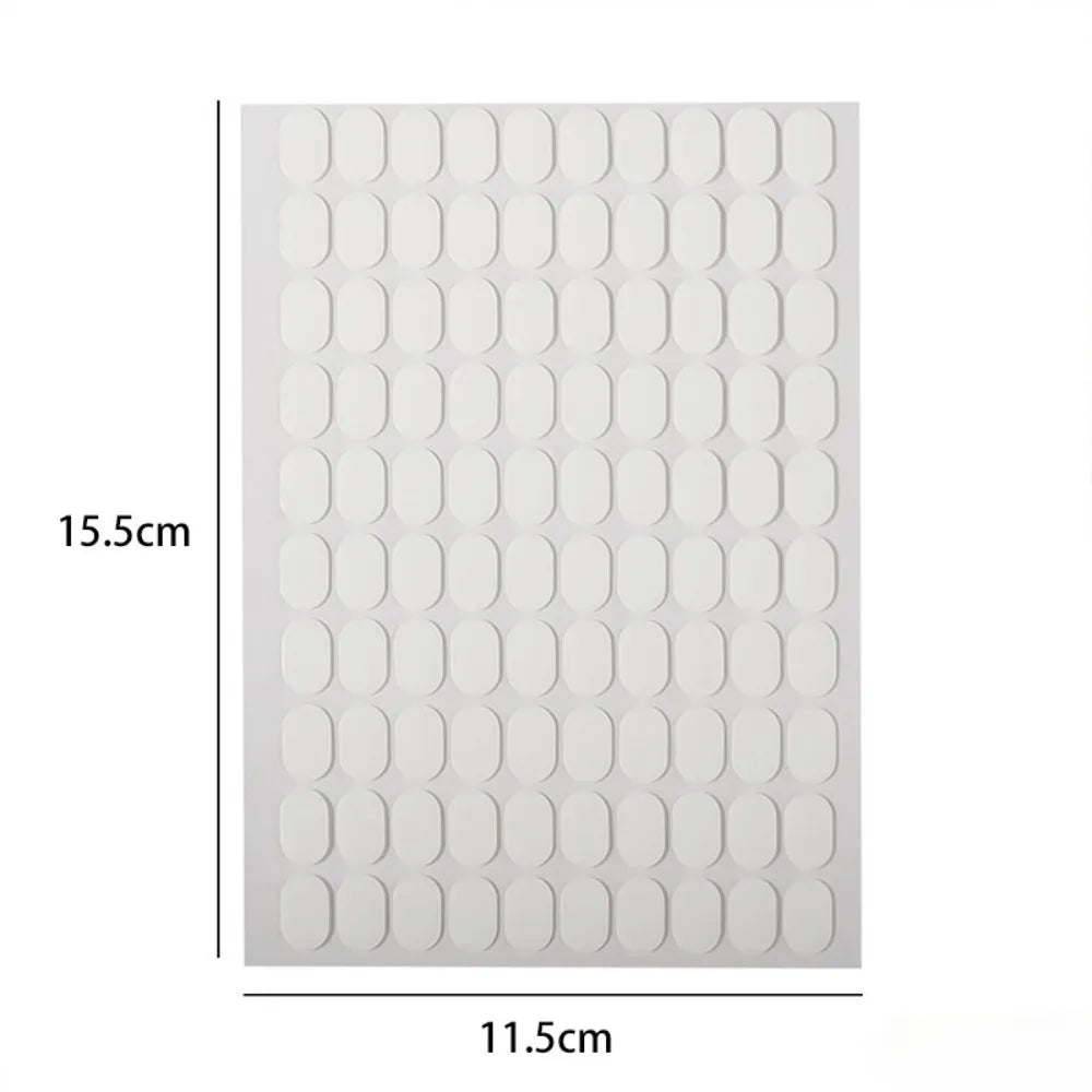 100Pcs Nail Double-side Adhesive Tape For False Nails Display Stand Tools Manicure Adhesive Strip Traceless Nail Display