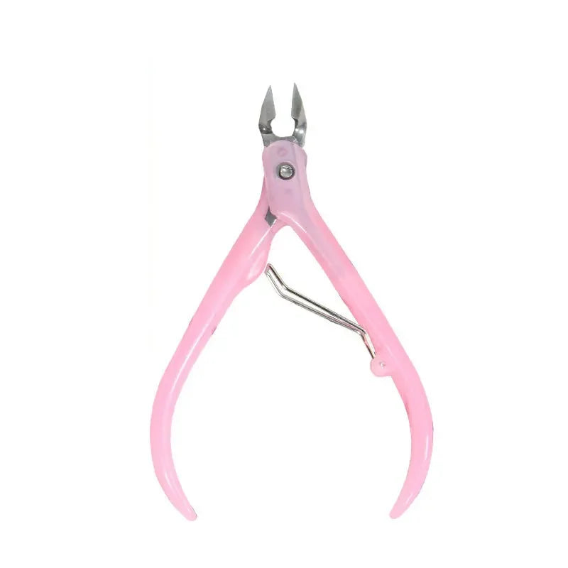 ABS Handle Toenail Ingrown Nail Art Cuticle Nipper Clipper Edge Cutter Manicure Scissor Plier Tool Pedicure Dead Skin Remover