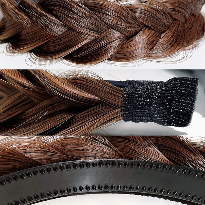 Synthetic Wig Twist Braided Hair Bands