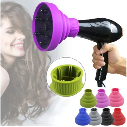 Universal Silicone Hair Diffuser Cover – Enhance Curls & Reduce Frizz