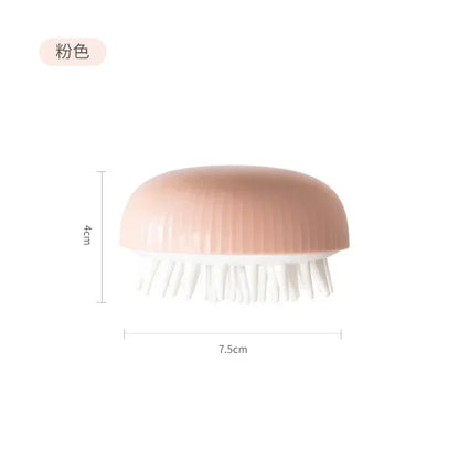 Silicone Shampoo Head Scalp Massage Brush Silicone Body Brush Hair Washing Comb Bath SPA Shower Massage Hair Brush