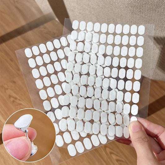 100Pcs Nail Double-side Adhesive Tape For False Nails Display Stand Tools Manicure Adhesive Strip Traceless Nail Display