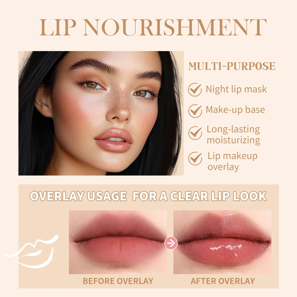 4pcs Lip Balm Deep Moisturizing Lip Glaze Smoothing Lip Lines Long-Lasting Nourishment Daily Lip Care Lip Balm