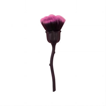 1pc Black Rose Shaoed Loose Powder Makeup Brush Women Face Beauty Tools Nail Art Dusting Brush Foundation Grooming Makeup Tools