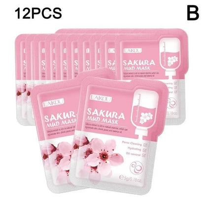 1/5/10PCs Bio Collagen Face Mask Shrink Pores Deep Hydrating Overnight Mask Moisturizing Refreshing Brightening Face Skin Care