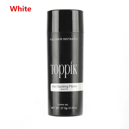 white toppik hair fibers spray