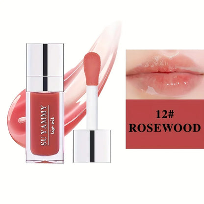 Hydrating Lip Glow Oil, Plumping Lip Gloss, Moisturizing Lip Oil Gloss, Transparent Moisturizing Lip Balm, Natural Lip Plumper