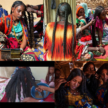 Huile fortifiante pour le cuir chevelu et les racines des cheveux d'Afrique