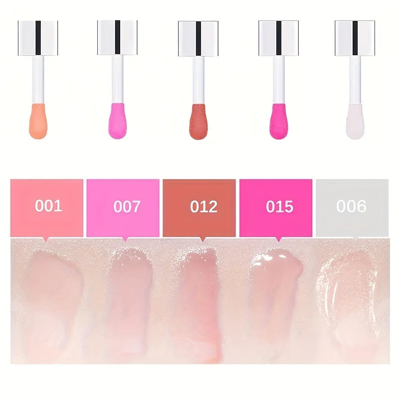 Hydrating Lip Glow Oil, Plumping Lip Gloss, Moisturizing Lip Oil Gloss, Transparent Moisturizing Lip Balm, Natural Lip Plumper