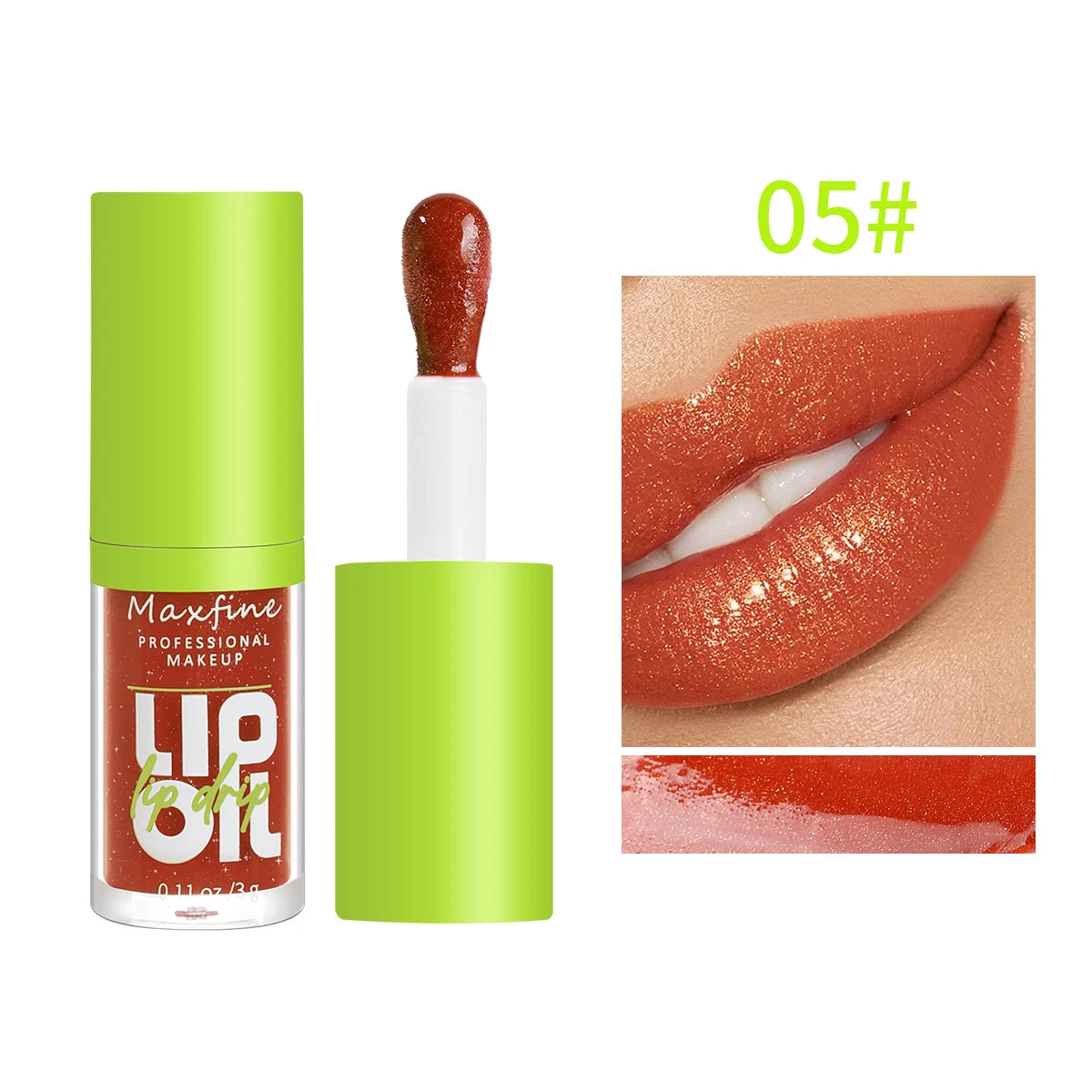 6-tone moisturizing lip gloss luminous oil lip gloss, moisturizing transparent liquid lip gloss, natural lip enhancer, make lips