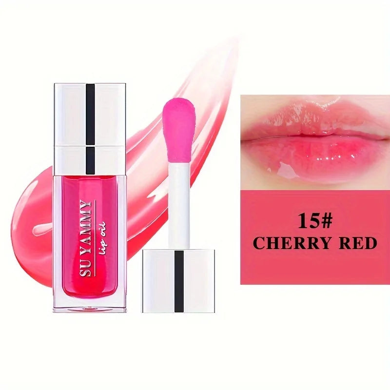 Hydrating Lip Glow Oil, Plumping Lip Gloss, Moisturizing Lip Oil Gloss, Transparent Moisturizing Lip Balm, Natural Lip Plumper